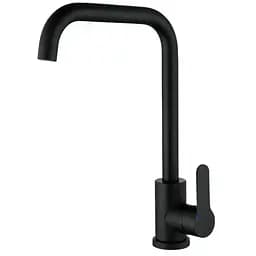 Смеситель для кухни Zerix DAX-011-G Black ZX4818 Черный матовый