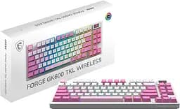 Клавиатура игровая механическая MSI FORGE GK-600 W TKL Wireless, EN/UKR/RU, RGB VIOLET - мініатюра 5