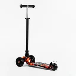 Самокат Maxi Best Scooter 59х15х30 см Різнобарвний 000231320 - мініатюра 5