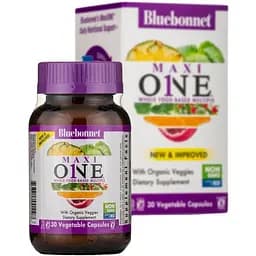 Вітаміни та мінерали Bluebonnet Nutrition Maxi ONE, 30 вегакапсул