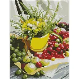 Алмазная мозаика Strateg ПРЕМИУМ Волшебная композиция без подрамника размером 30х40 см (ZAV3040-54)