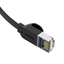 Патч-корд (мережевий кабель) Baseus high Speed Six types of RJ45 0.5м PCWL-A01 Black - мініатюра 3