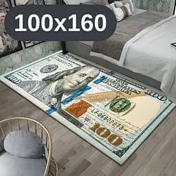 Стильний та зносостійкий килим для дому "100 доларів" 100х160 KT8000602