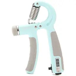 Еспандер кістьовий Cornix 5-60 кг з регульованим навантаженням та лічильником XR-0266 Mint/Grey