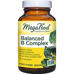 Вітаміни та мінерали MegaFood Balanced B Complex 90 таблеток