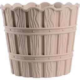 Горщик для квітів Violet House 1046 Bamboo Beige з дренажем 3 л (1046 BAMBOO BEIGE 3 л.)