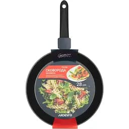 Сковорода Ardesto Gemini Gourmet 28 см чорна (AR1928FGG) - мініатюра 4