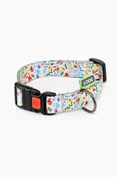 Нашийник Hidog Flowers blue, розмір XL (ширина 25мм (43-66см)) (2100102284013A)(SN)
