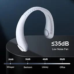Портативний вентилятор для шиї HealSmart 3 швидкості - мініатюра 2