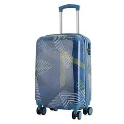 Валіза маленька під ручну поклажу Semi Line 20 дюймів (S) дюймів (S) Polycarbonate/ABS-Plastic Blue Pattern (T5652-1)