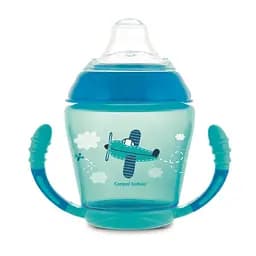 Поїльник-непроливайка з силіконовим носиком Canpol babies Toys, 230 мл, синій (56/502_blu)