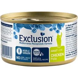 Консерви Exclusion Adult Chicken для дорослих котів усіх порід з куркою 85 г