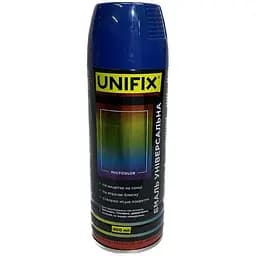 Емаль універсальна в балончику Unifix 400мл RAL 5005 синьо-сигнальна