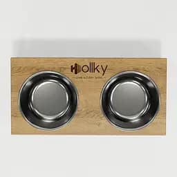 Hollky Base S — миски на підставці для маленьких собак та котів (2 × 0,45 л) - мініатюра 3