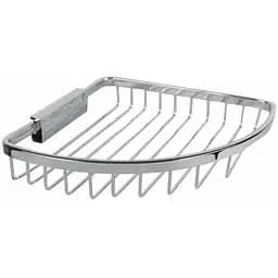 Полочка в ванную угловая Platinum 343 (полированная нержавейка 200x200 мм), Нержавеющая сталь