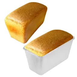 Форма хлібна посилена для випікання хліба цеглинки Л6 алюміній (23.0х11.5х11.5 см), Хлібпром 84241