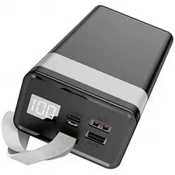 Портативная батарея Profit 40000mAh аккумулятор внешний с дисплеем и ремешком