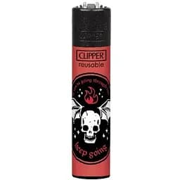 Зажигалка Clipper Standard Tattoo Skulls 2