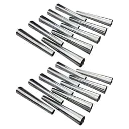 Кондитерські конуси для випічки трубочок «Каннолі» 100 мм (20 штук), Master Class Металлик 86664