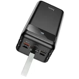 Зовнішній акумулятор Hoco J86B Electric fully compatible 60000mAh чорний - мініатюра 3