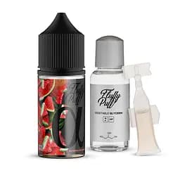 Набор компонентов для самозамеса солевой заправки Fluffy Puff Alpha 30 мл WATERMELON GUMMY Арбуз, 0-65 мг (17956)