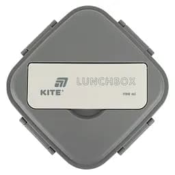 Ланчбокс Kite з розділювачем сіро-бежевий 1100 мл (K26-186-1) - мініатюра 4