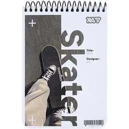 Тетрадь для записей Yes Skater А6 в клетку 80 листов (152302)