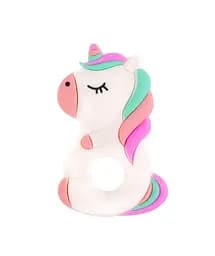 Прорезыватель Baby Team Единорог, белый (4018)