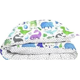 Підковдра полуторна Cosas G&C Dino 155х215см (DinoColor_GreyBlots_155q)