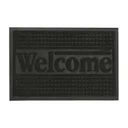 Килимок придверний Eco Fabric Welcome з кромкою чорний 40 х 60 см (4060-114)