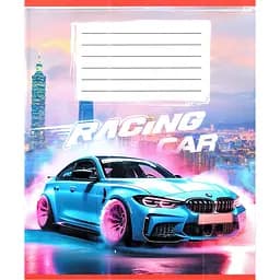 Зошит учнівський "Авто в диму" 036-580051L-4 у лінію, 36 аркушів (959057)