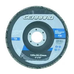 Круг лепестковый конический Gerrard P36 Т29, 125 x 22.2 мм (131969)