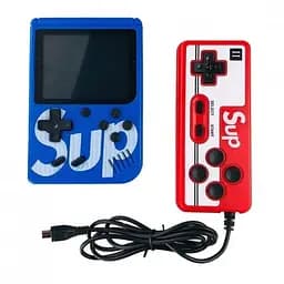 Ретро ігрова приставка c джойстиком Dendy Sup Retro Game Box with Controller 400 ігор (Blue) [48837] - мініатюра 5