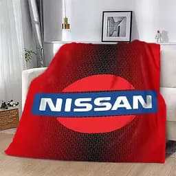 Плед плюшевий на подарунок 3D Red Nissan 160х200 см 160 см, 135 см
