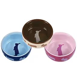 Миска для кролика Trixie керамічна, 0,25 л / 11 см, в асортименті (60733)