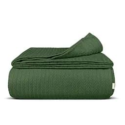 Плед-покрывало Cosas Agave Knitted Braid косичка 160х230 см агава (Blanket_54Agave_KnittedBraid_160x230)