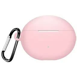 Чехол-накладка DK Silicone Candy Friendly с карабином для Huawei FreeBuds 5i (014788) (pink)
