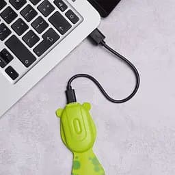 Закладка-ліхтарик Flexilight Rechargeable Друзяки Жабка, 14,7х3,6х1,3 см (FLRPFR) - мініатюра 7
