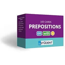 Настольная игра English Student Карточки для изучения английских слов English Student Prepositions (укр.) (591225998)