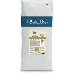 Сухой корм Quattro Cat Indoor Duck для взрослых комнатных кошек с уткой 15 кг