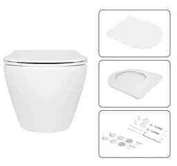 Набір Q-tap Nest 4 в 1 підвісний унітаз Jay Ultra Quiet 520x360x320 + комплект інсталяції QT07335175W48204 - мініатюра 6
