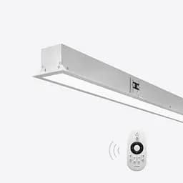 Вбудований керований лінійний світильник X-LED 70 Вт cірий (1420х42х45)