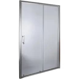 Душевые двери Bravo Tormes 120FS 2 уп., универсальные, матовый, хром матовый