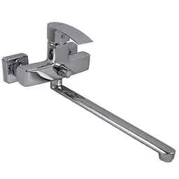 Смеситель для ванны DOMINO RONDO DND-208 сантехника с воронкой и шлангом для комфортного душа.