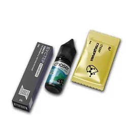 Набір компонентів для самозамісу сольової заправки CHASER For Pods Ultra 10 мл Смородина Ментол, 0-50 мг (18013)