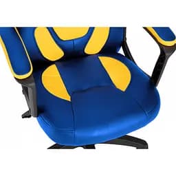 Геймерське дитяче крісло GT Racer X-1414 Blue/Yellow [132243] - мініатюра 6