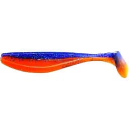 Силікон FishUP Wizzle Shad 5" #207 Dark Violet/Orange (4 шт/уп)
