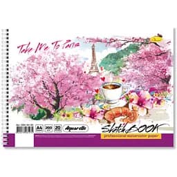 Скетчбук Акварельний Апельсин A4 20 аркушів (СБА-А4-20-1)