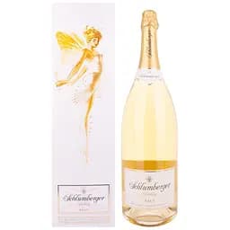 Игристое вино Schlumberger Klassik, белое, брют, в подарочной упаковке, 3 л