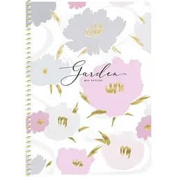 Зошит для записів Genius В5, в клітинку, спіраль, 80 арк., Квіти (B5-SC-080-6085K)